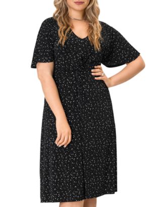 TWIST FRONT DRESS BLACKHEATH BETTY