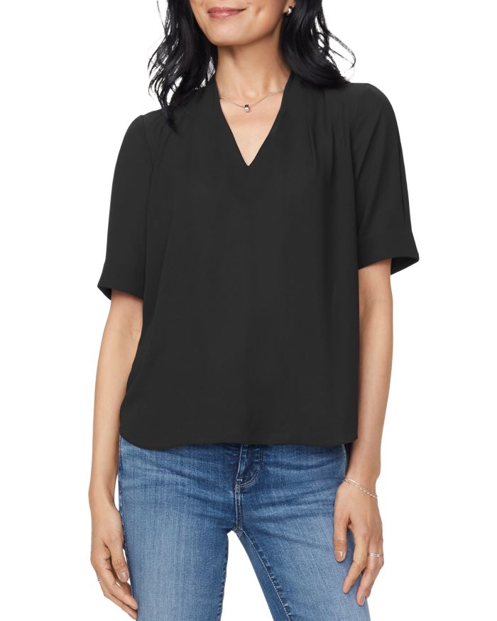 Charming Oversized V-Neck Top