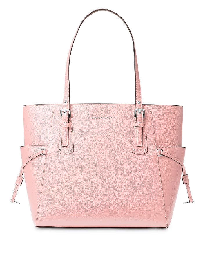 Michael Michael Kors Voyager East West Leather Tote In Smokey Rose