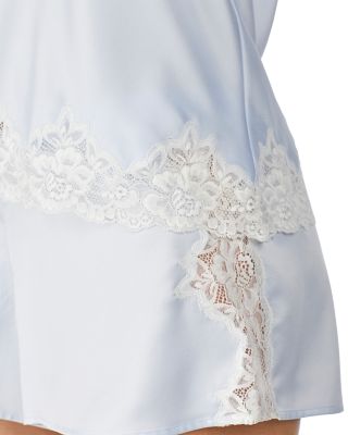 Ralph Lauren Lace Trim Satin Short PJ Set