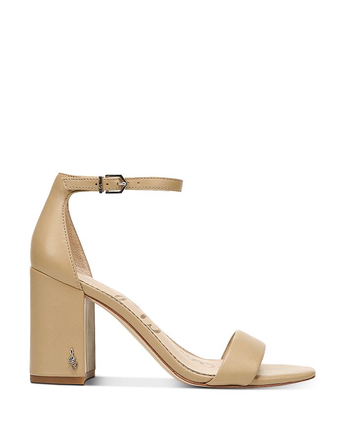Shop Sam Edelman Women's Daniella Strappy High-heel Sandals In Soft Beige Leather