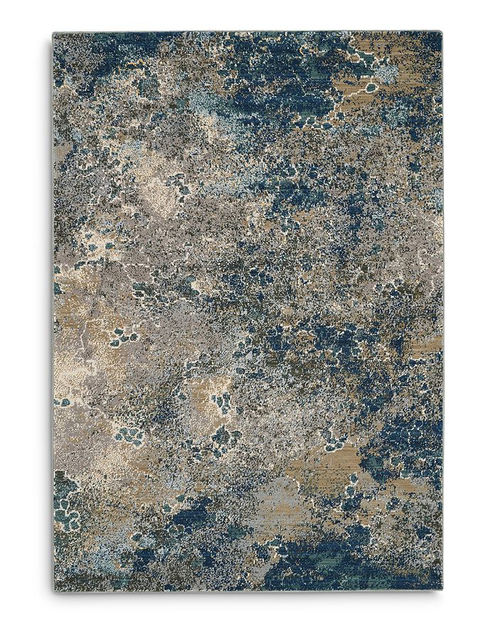 Nourison Artworks Atw02 Area Rug, 5'6 X 8' In Blue/gray