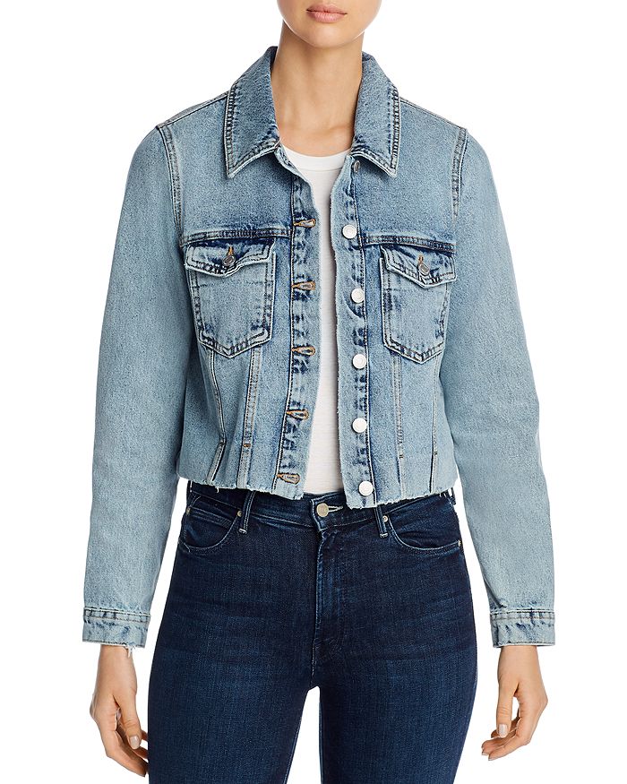 Vero Moda Cropped Jean Jacket in Light Blue | Bloomingdale's