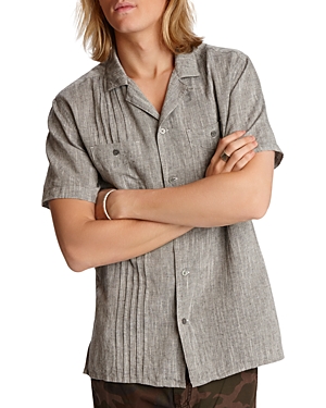 JOHN VARVATOS BENNY PINTUCKED EASY REGULAR FIT SHIRT,W688W1B-73RA
