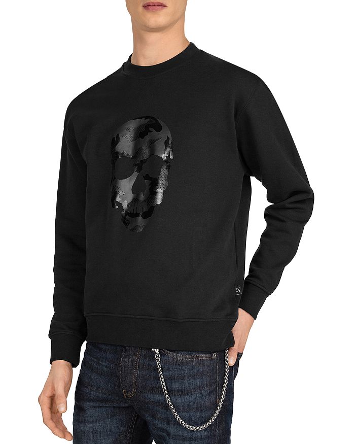 THE KOOPLES COTTON GRAPHIC SWEATER,HSWE20005S