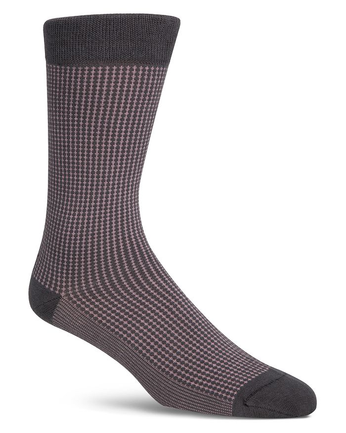 Cole Haan Micro Patterned Socks In Castle Rock