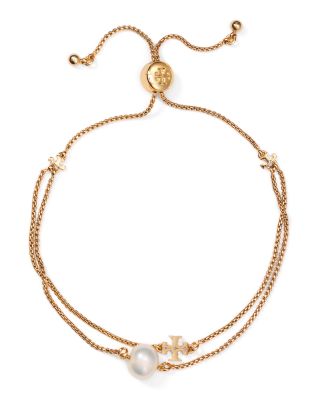 Tory Burch Kira Cultured Pearl Slider Bracelet | Bloomingdale's