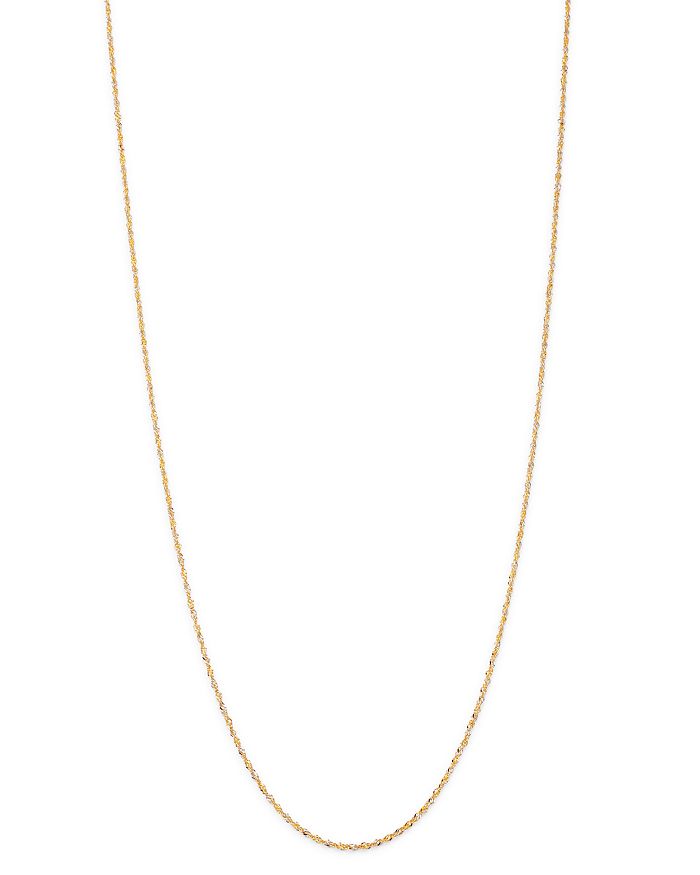 Bloomingdale's - Perfectina Link Chain Necklace in 14K Yellow Gold & Rhodium-Plate - 100% Exclusive