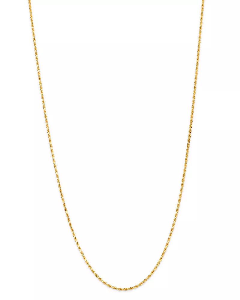 Bloomingdale's Fine Collection Rope Link Chain Necklace in 14K Yellow Gold, 16