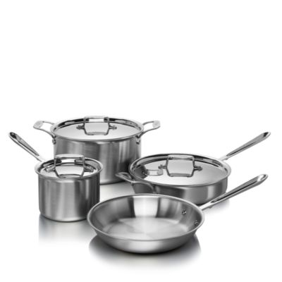 d5 Stainless Brushed 7-Piece Cookware Set - Exclusive