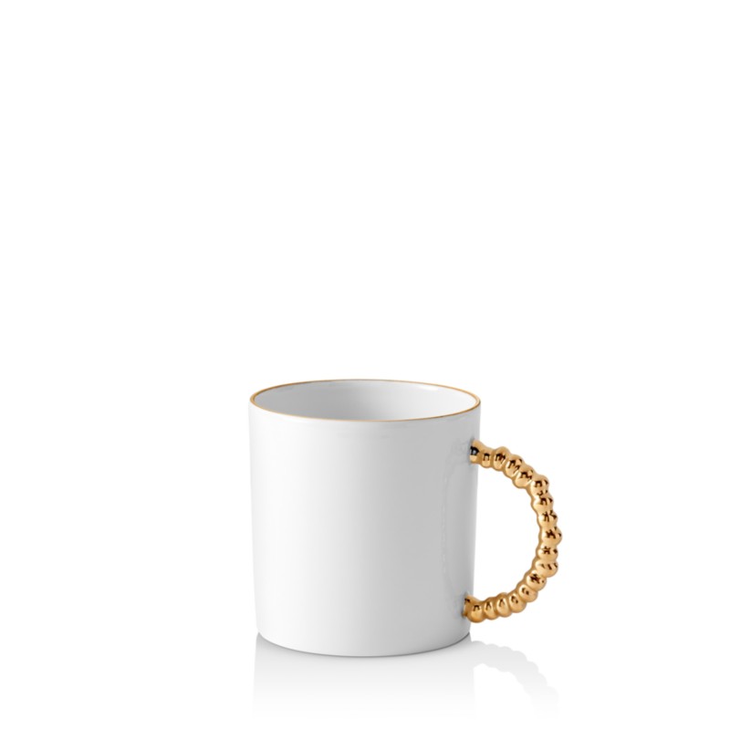 L'Objet Haas Mojave Mug with Gold Accents