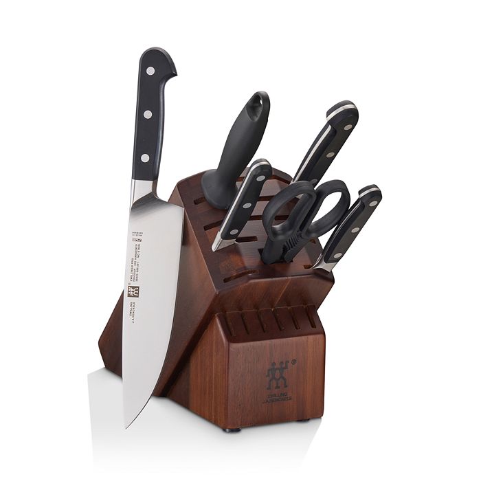 Zwilling J.a. Henckels Pro 7-pc. Block & Knife Set In Acacia