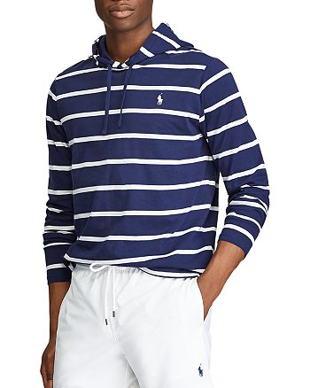 Polo Ralph Lauren Cotton Stripe Hooded Tee | Bloomingdale's