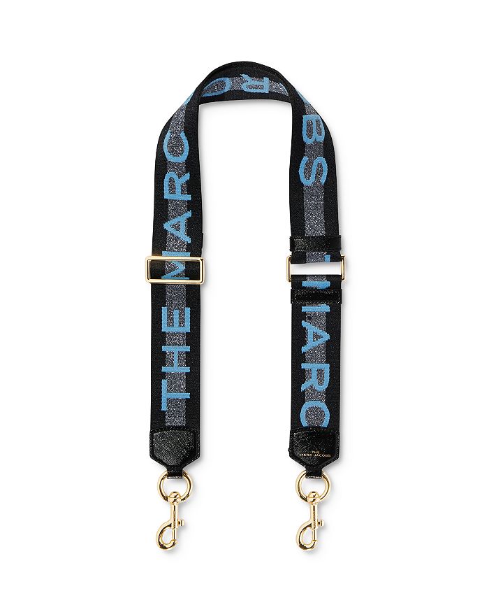 The Marc Jacobs Striped Shoulder Strap In New Blue Multi
