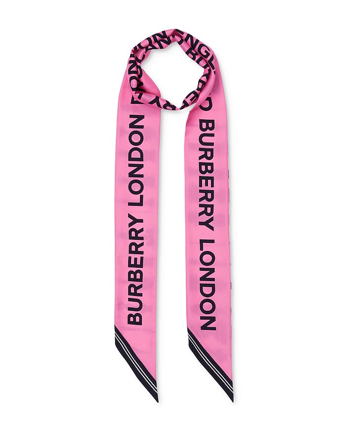 Burberry Print Silk Ribbon Scarf | Bloomingdale's