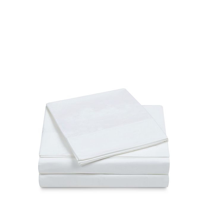 Charisma 4-piece 400-thread Count Percale Full Sheet Set, White