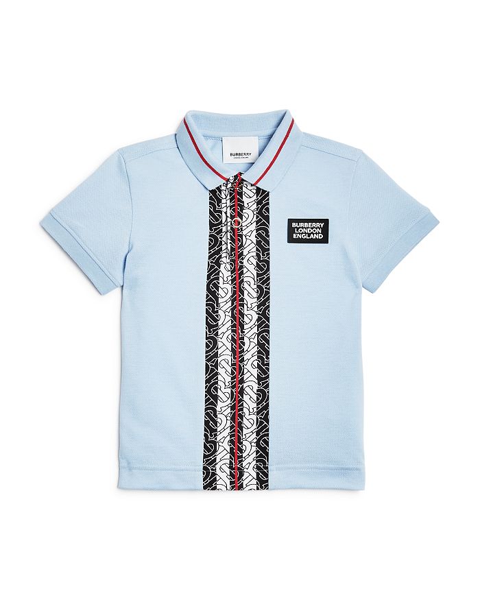 Burberry Boys' Joseph Monogram Stripe Cotton Pique Polo Shirt - Little ...