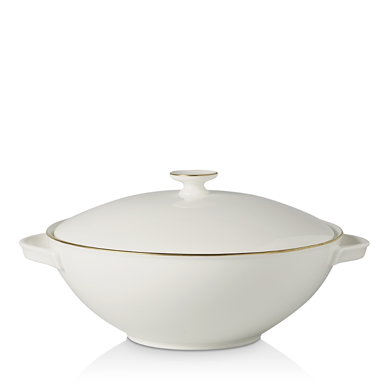 Villeroy & Boch Anmut Gold Soup Tureen In White