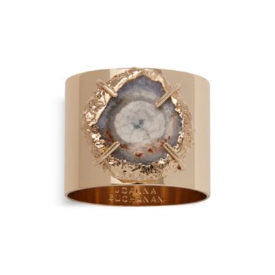 Joanna Buchanan Quartz Crystal Napkin Rings, Set of 2