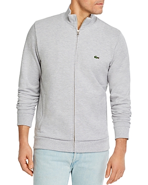 Lacoste Brushed Pique Fleece Full-Zip Sweatshirt