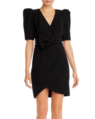 Black Halo - Maricopa Faux-Wrap Sheath Dress