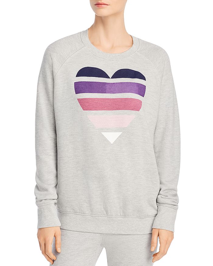 Sundry Multicolored Heart Graphic Sweatshirt - 100% Exclusive |  Bloomingdale's