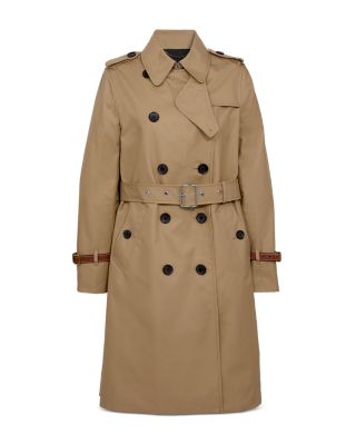 COACH Icon Double-Breasted Trench Coat | Bloomingdale's