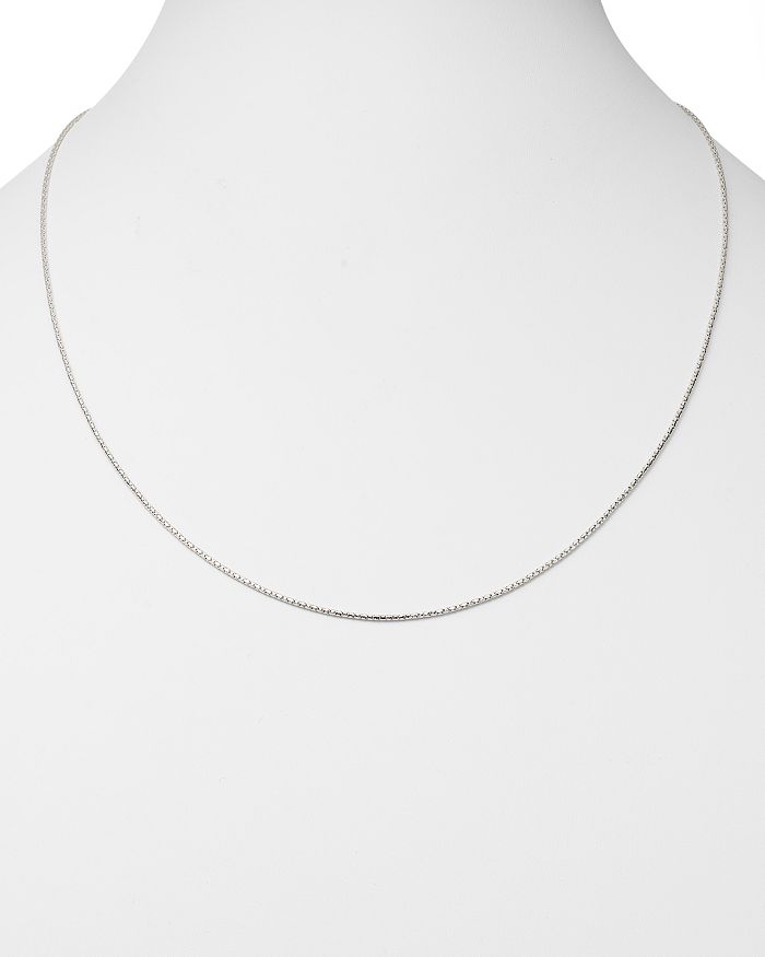 Shop Bloomingdale's Bird Cage Link Chain Necklace In 14k White Gold, 24 - 100% Exclusive