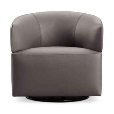 Capri Leather Swivel Chair