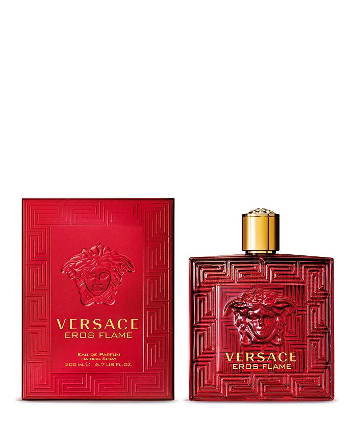 Shop Versace Eros Flame Eau De Parfum Spray 6.7 Oz. In Red