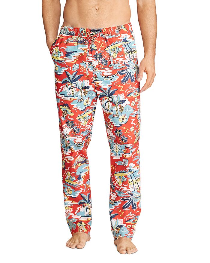 Polo Ralph Lauren Cotton Stretch Tropical Print Classic Fit Pajama ...