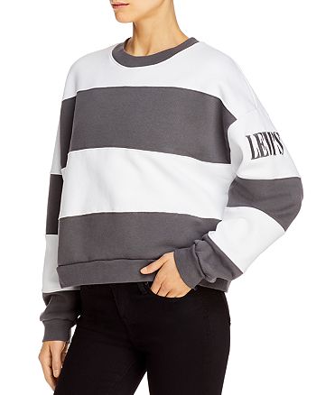 Introducir 64+ imagen levi’s striped sweatshirt