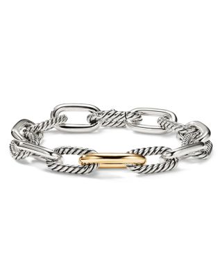 David Yurman Madison Medium Bracelet with 18K Gold, 11mm