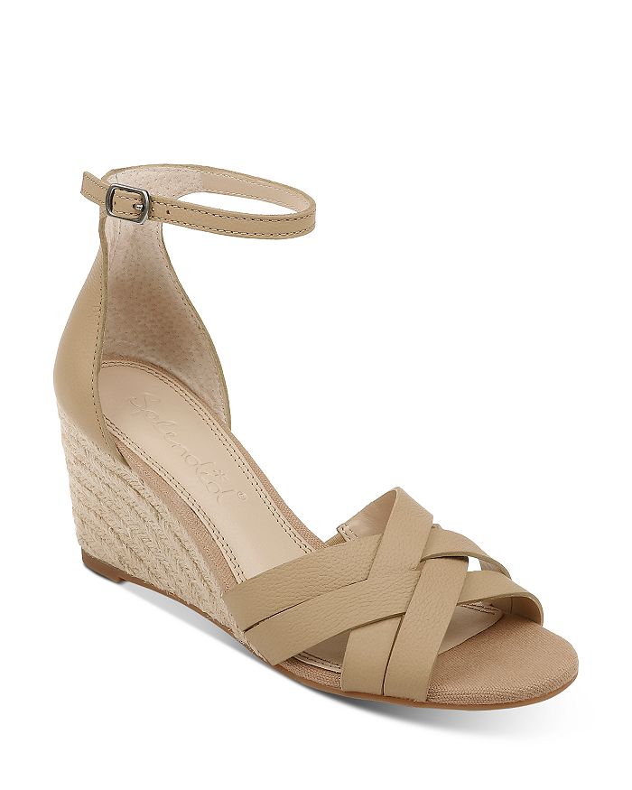 SPLENDID WOMEN'S MADDY ANKLE STRAP WEDGE SANDALS,LL2103