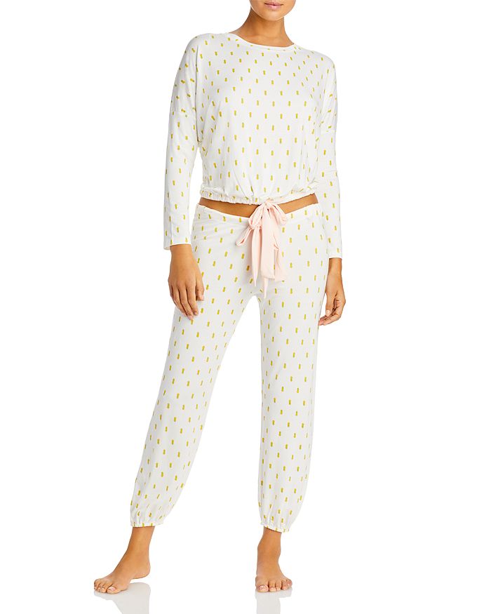 Eberjey Pineapple Print Pajama Set - 100% Exclusive In Pineapple/bellini
