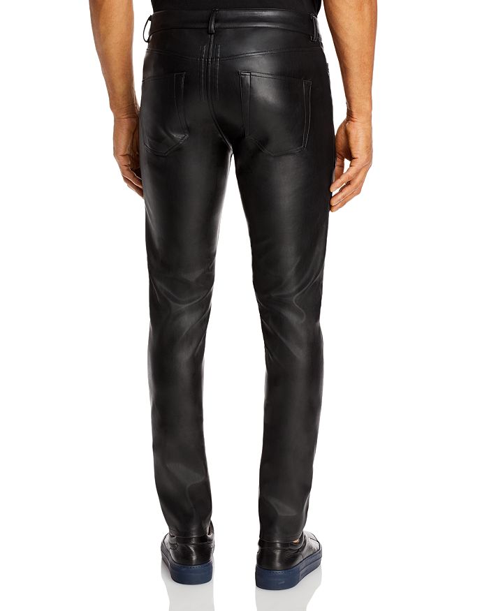 rick owens red leather pants