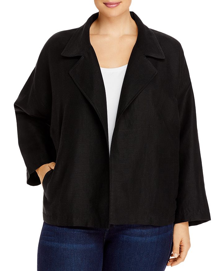 Eileen Fisher Plus Boxy Fit Jacket | Bloomingdale's