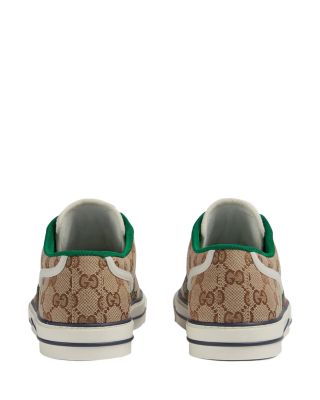 Men's Tennis 1977 GG Canvas Lace Up Sneakers