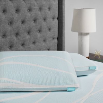 Breeze ProHi Medium Memory Foam Pillow, Queen