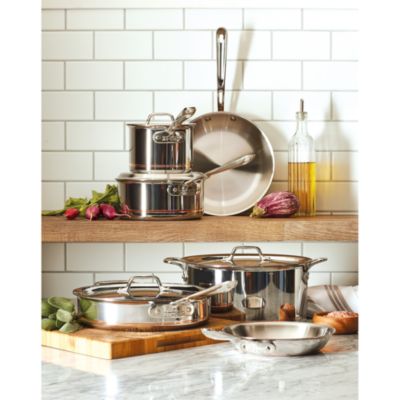 Copper Core 5-Ply Bonded 10-Piece Cookware Set