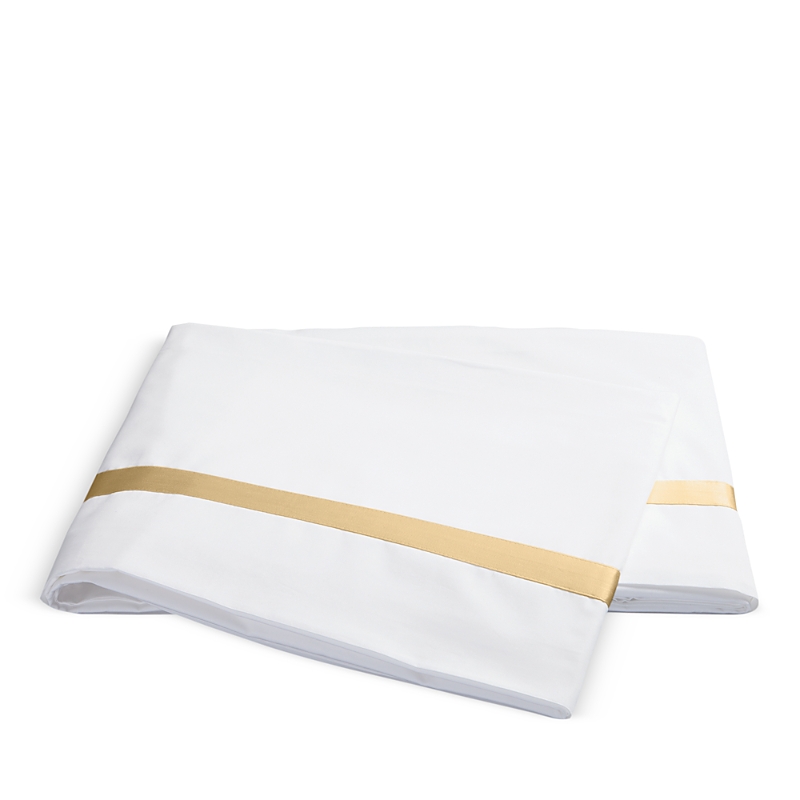 Matouk Lowell Flat Sheet, Twin In White