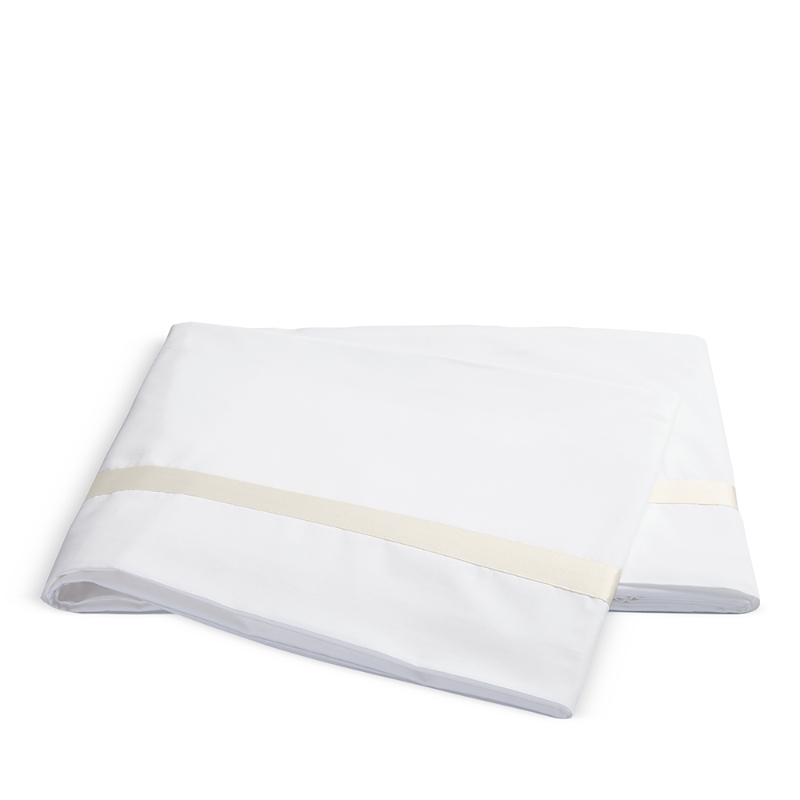 Matouk Lowell 600 Thread Count Flat Sheet In White