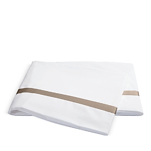 Matouk Lowell Flat Sheet, Twin In Khaki