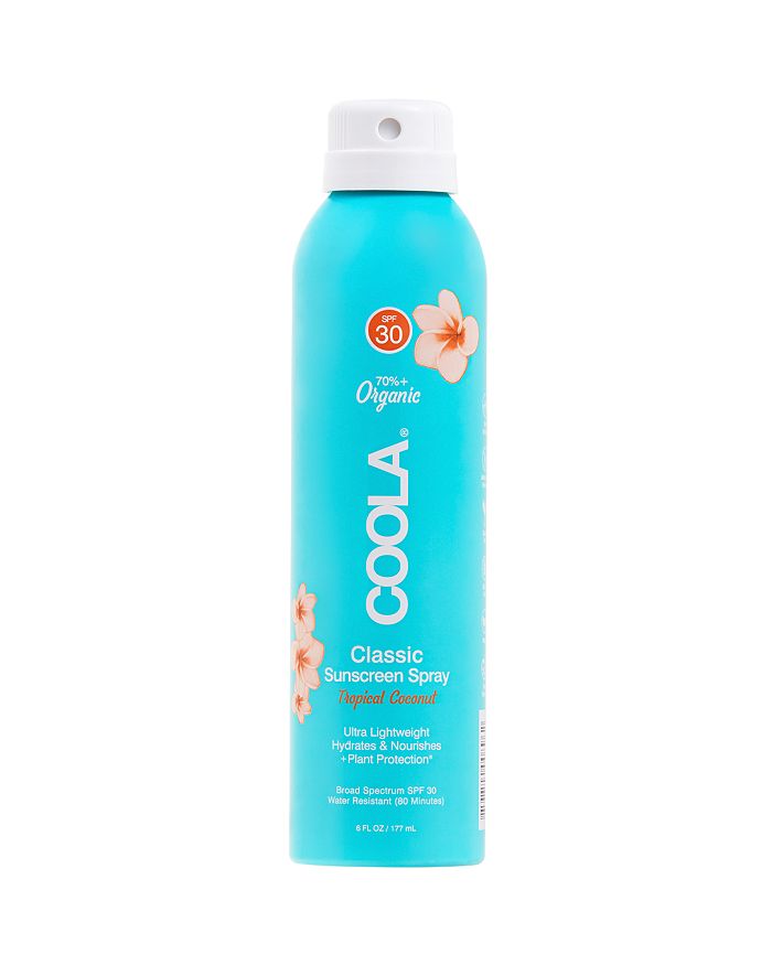 Shop Coola Classic Body Organic Sunscreen Spray Spf 30 - Tropical Coconut 6 Oz.
