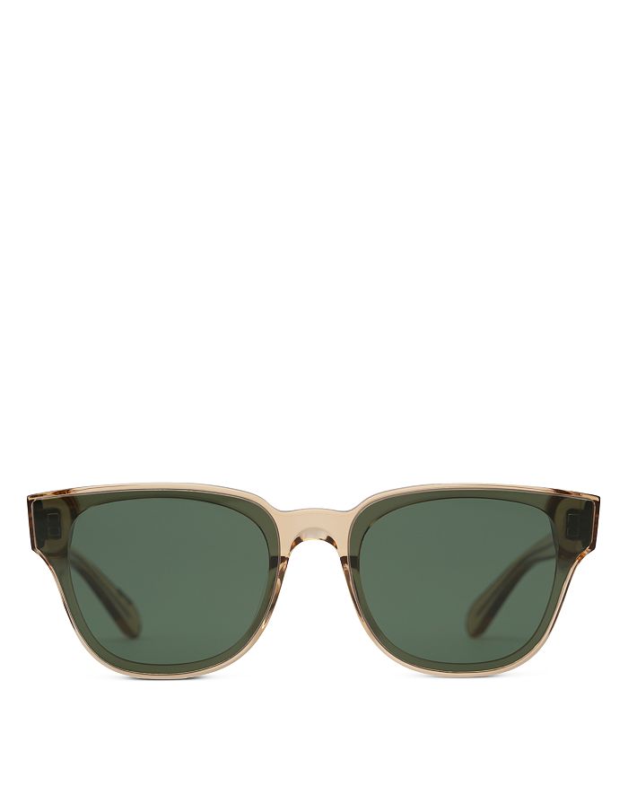 Krewe Unisex Webster Nylon Sunglasses, 62mm In Sweet Tea/dark Green