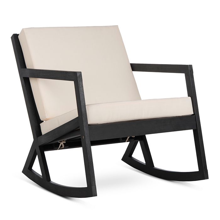 Safavieh Vernon Rocking Chair In Beige/black