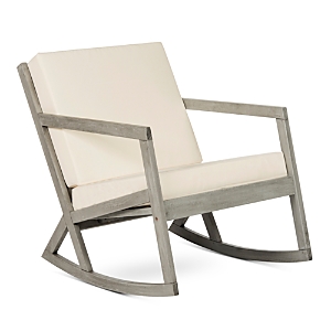 Safavieh Vernon Rocking Chair In Beige/gray