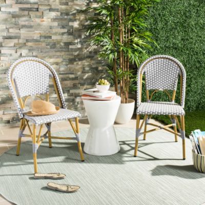 Salcha Indoor-Outdoor French Bistro Side Chair, Set of Two