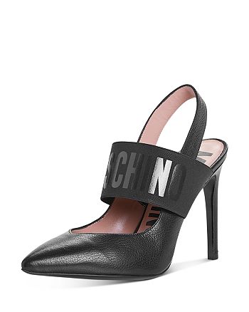 Moschino Women S Logo Slingback Pumps Bloomingdale S