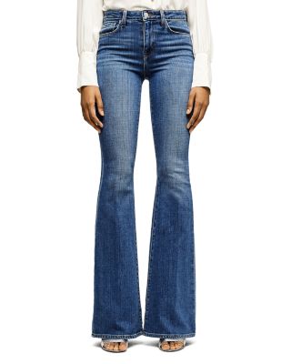 L'AGENCE - High Rise Flared Jeans in Authentique